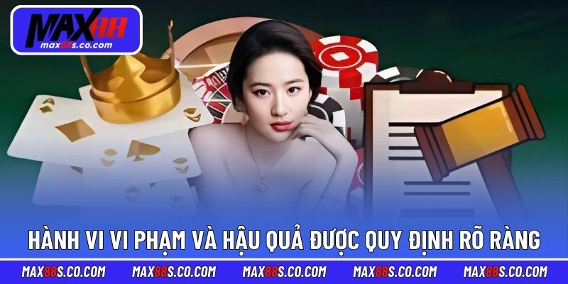Hành vi vi phạm và hậu quả được quy định rõ ràng